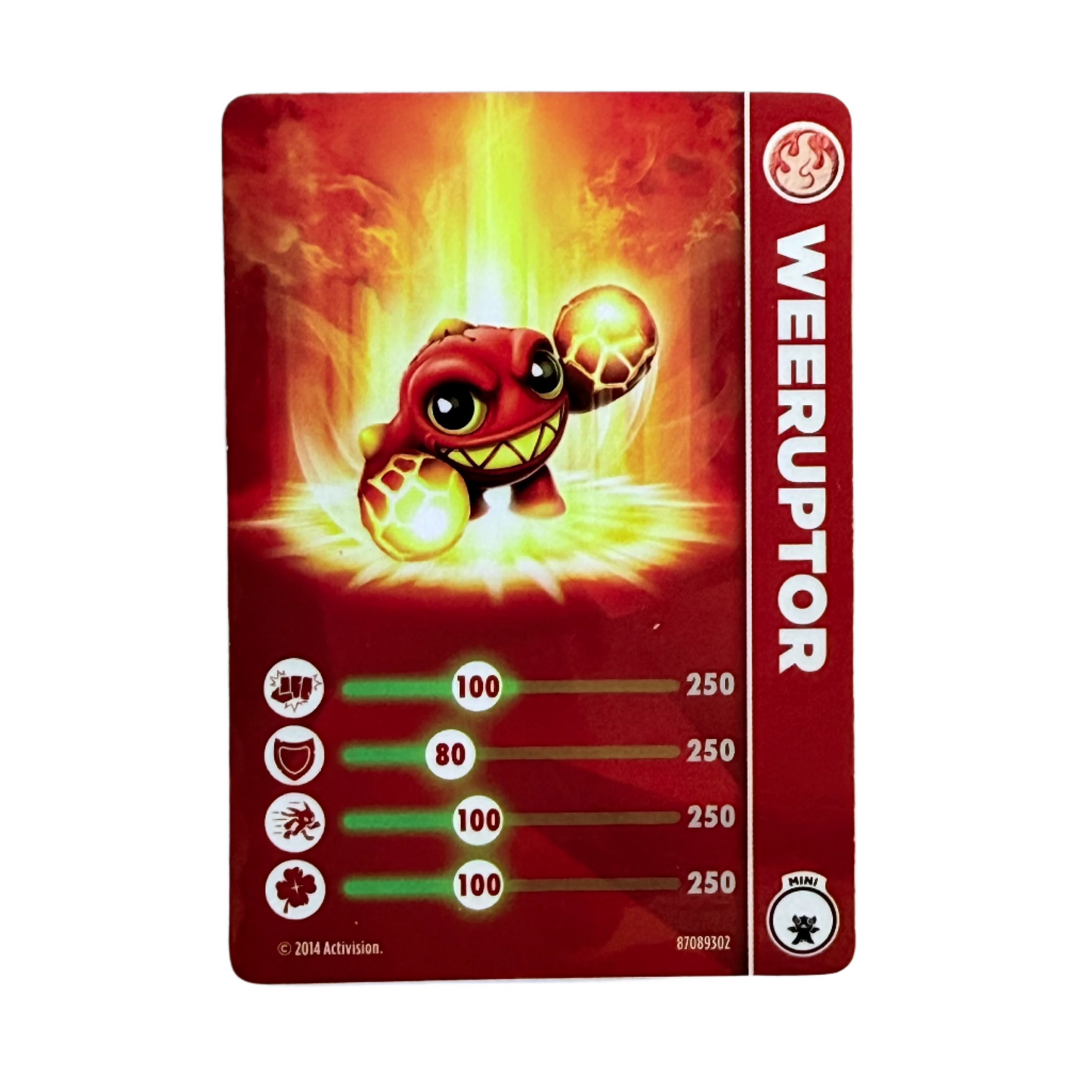 Weeruptor (Mini) (Stat Card)