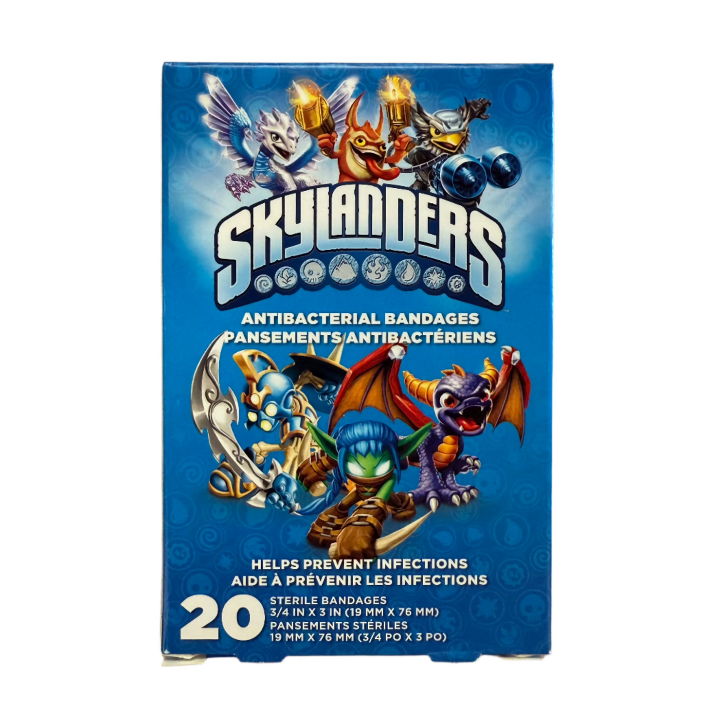 Skylanders Antibacterial Bandages