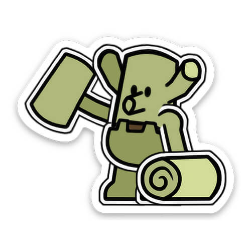 Stump Smash Sticker