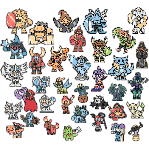 Full Set of Trap Masters and Trap Team Core Stickers