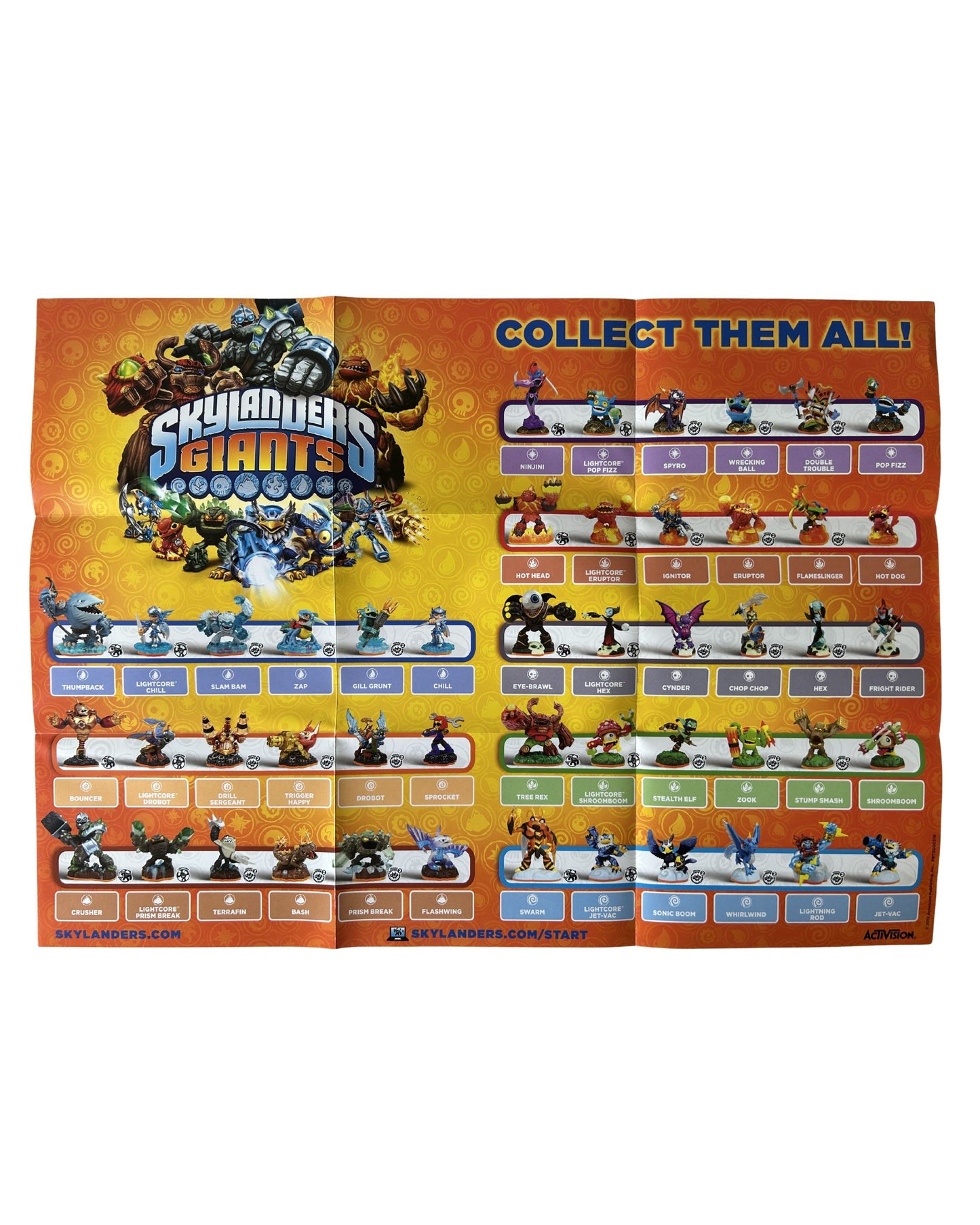 Skylanders Giants Starter Pack Poster