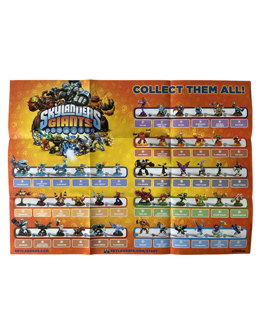 Skylanders Giants Starter Pack Poster