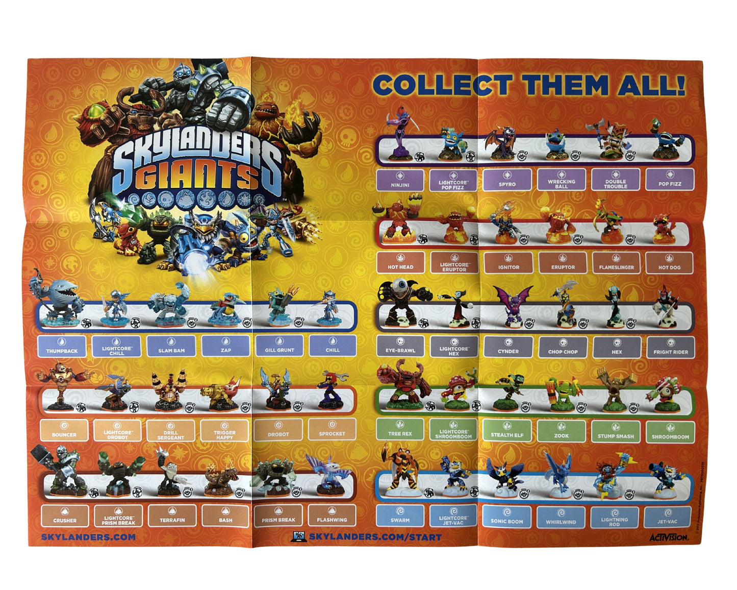 Skylanders Giants Starter Pack Poster