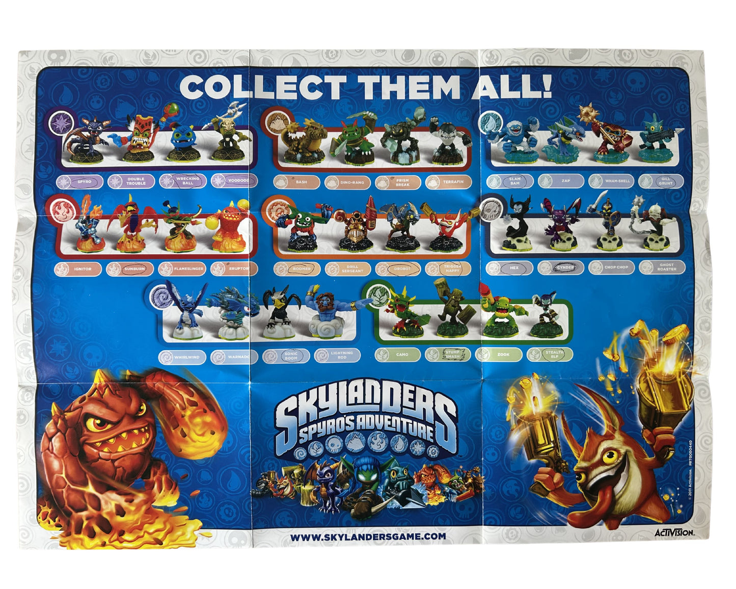 Skylanders Spyro's Adventure Starter Pack Poster