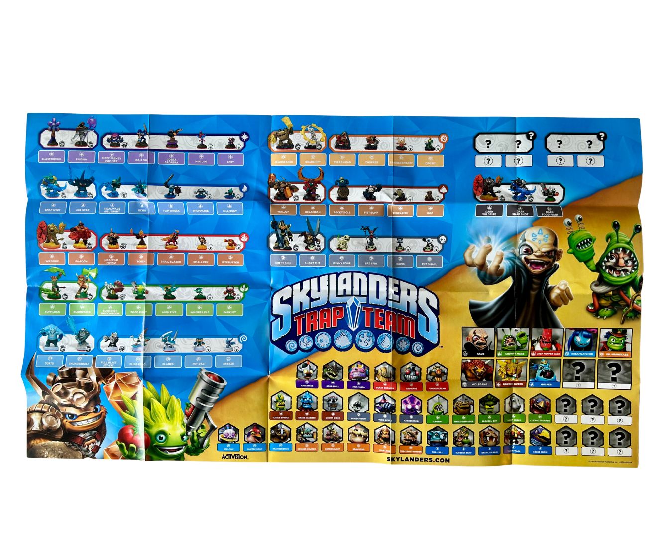 Skylanders Trap Team Dark Edition Poster