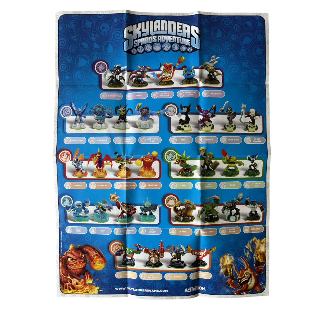Skylanders Spyro's Adventure 3DS Poster
