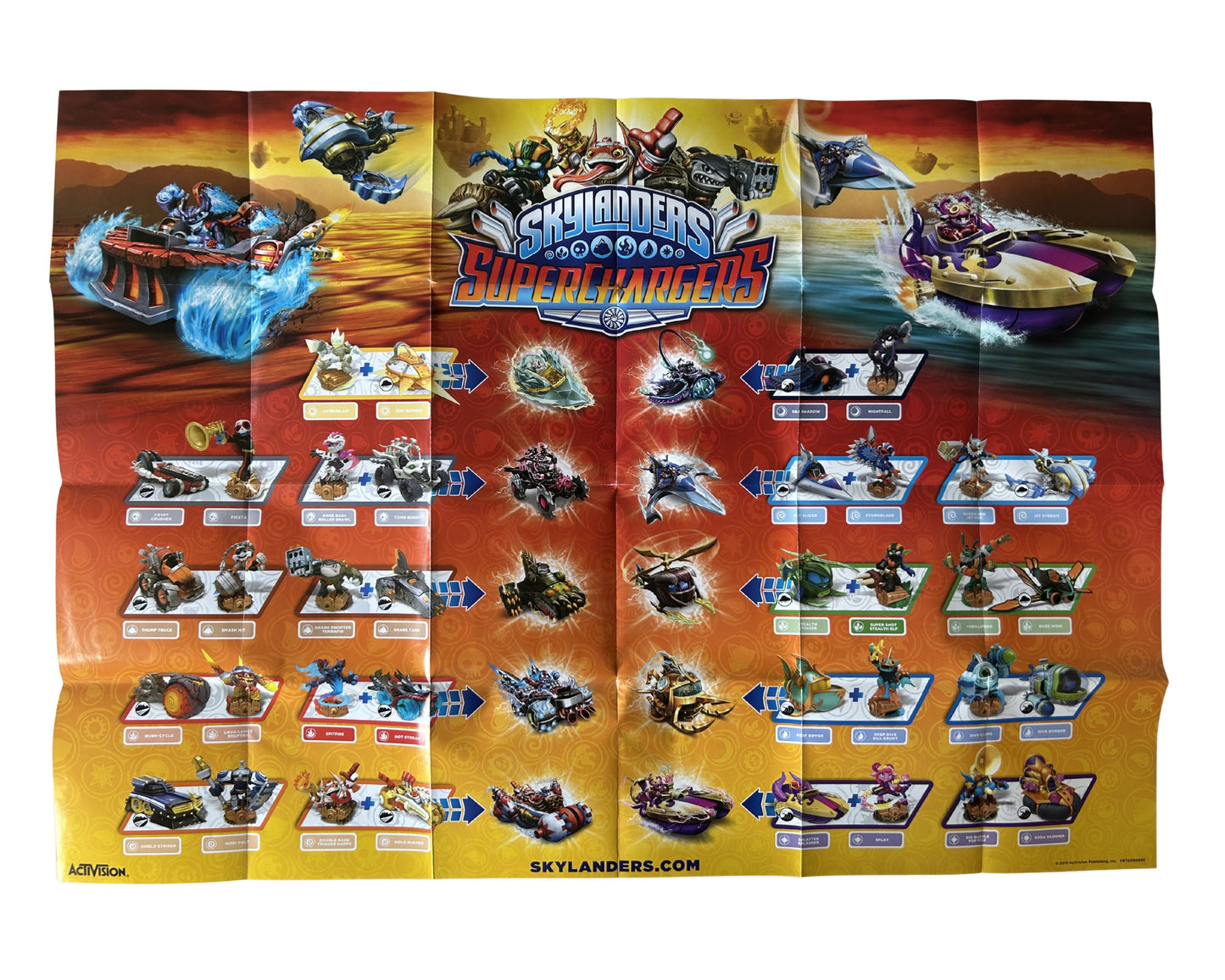Skylanders SuperChargers 3DS Poster