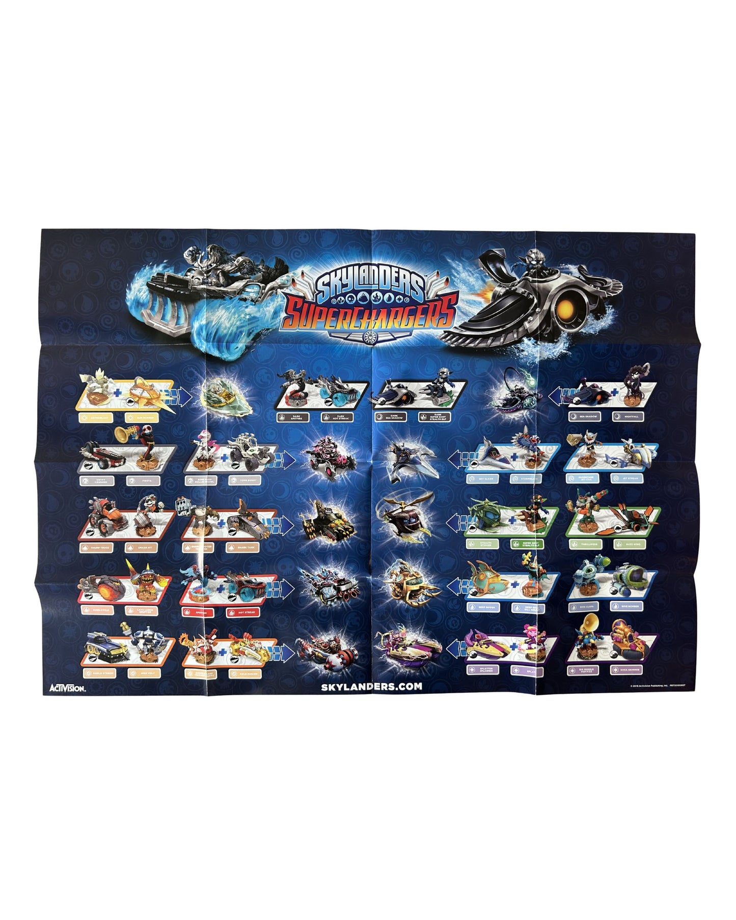 Skylanders SuperChargers Dark Edition Poster